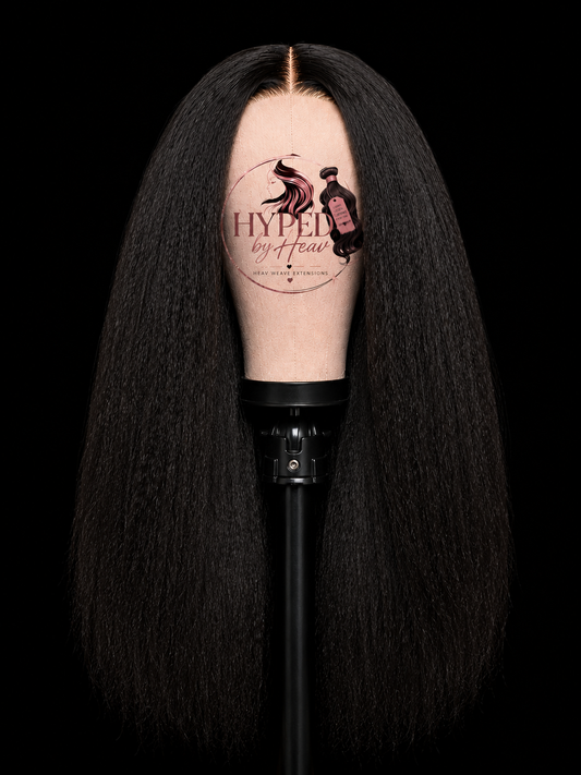 13x6 Kinky Straight HD Lace Frontal Wig (12-30 inch)