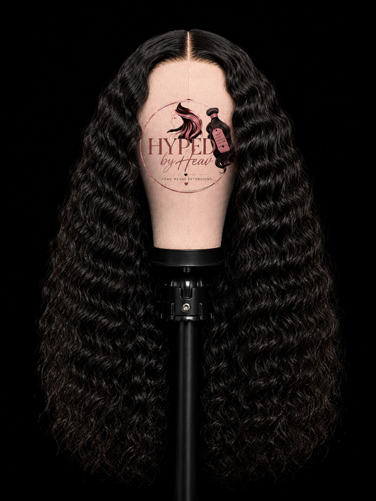 13x6 Deep Wave Lace Frontal Wig (12-24 inch)
