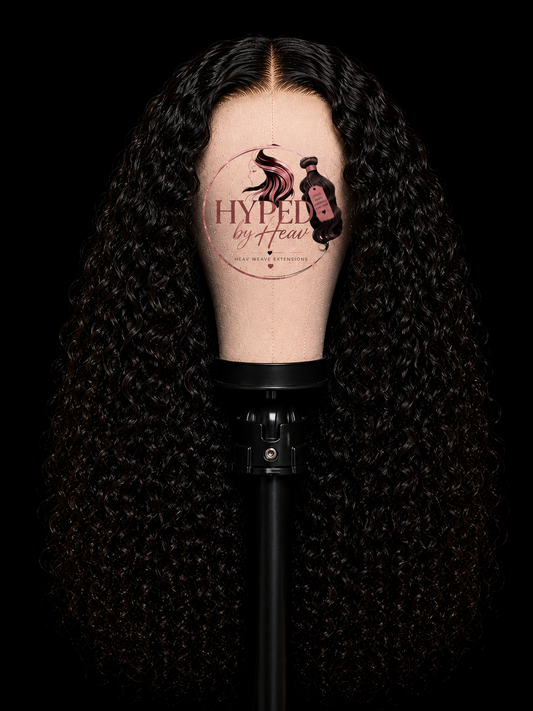 13x6 Burmese Curly HD Lace Frontal Wig (12-30 inch)