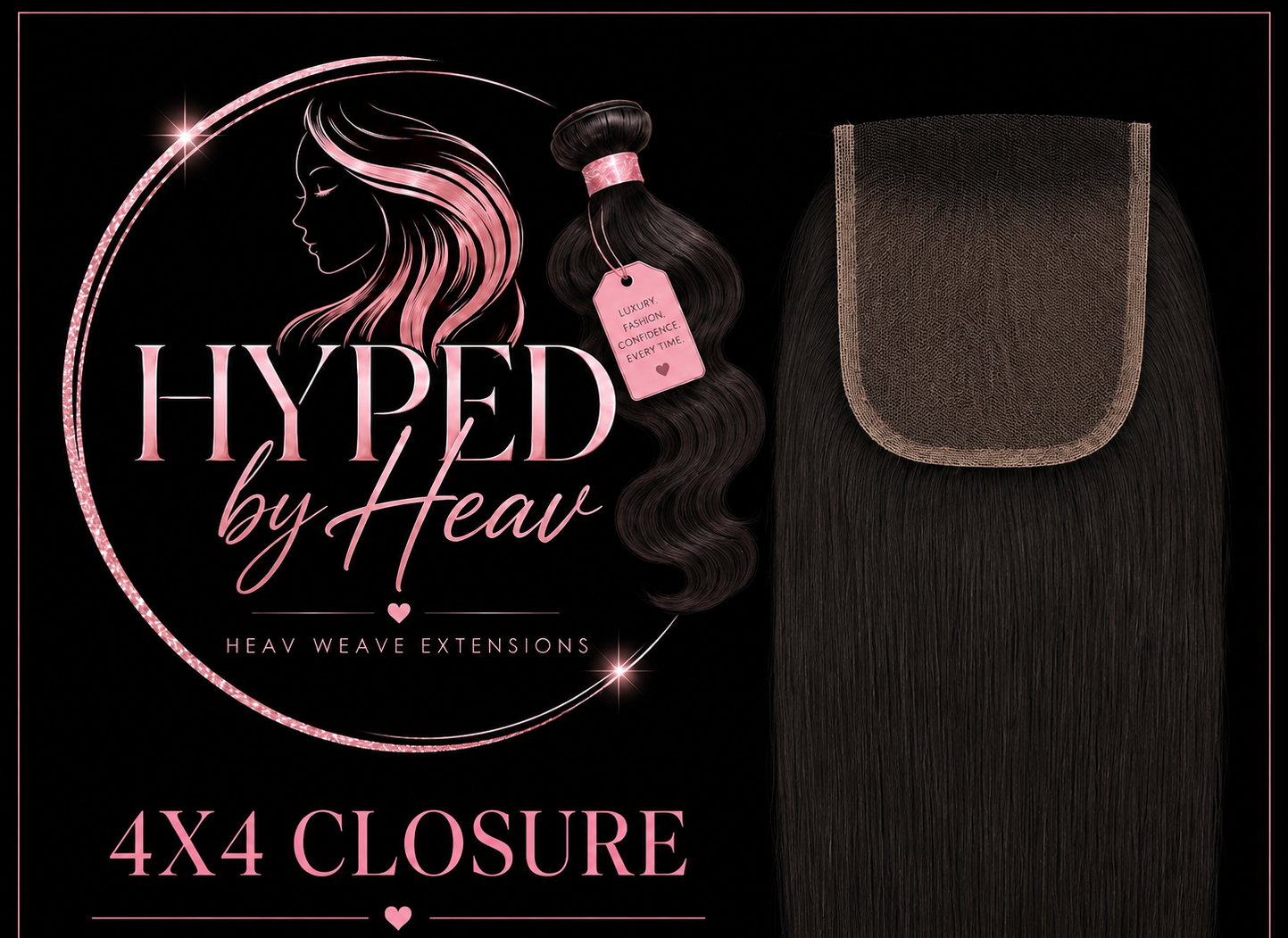 4x4 Closure (Natural Color Texture Collection ) ( 14-24 inch)(2 Options)(8 Textures)(T|HD)