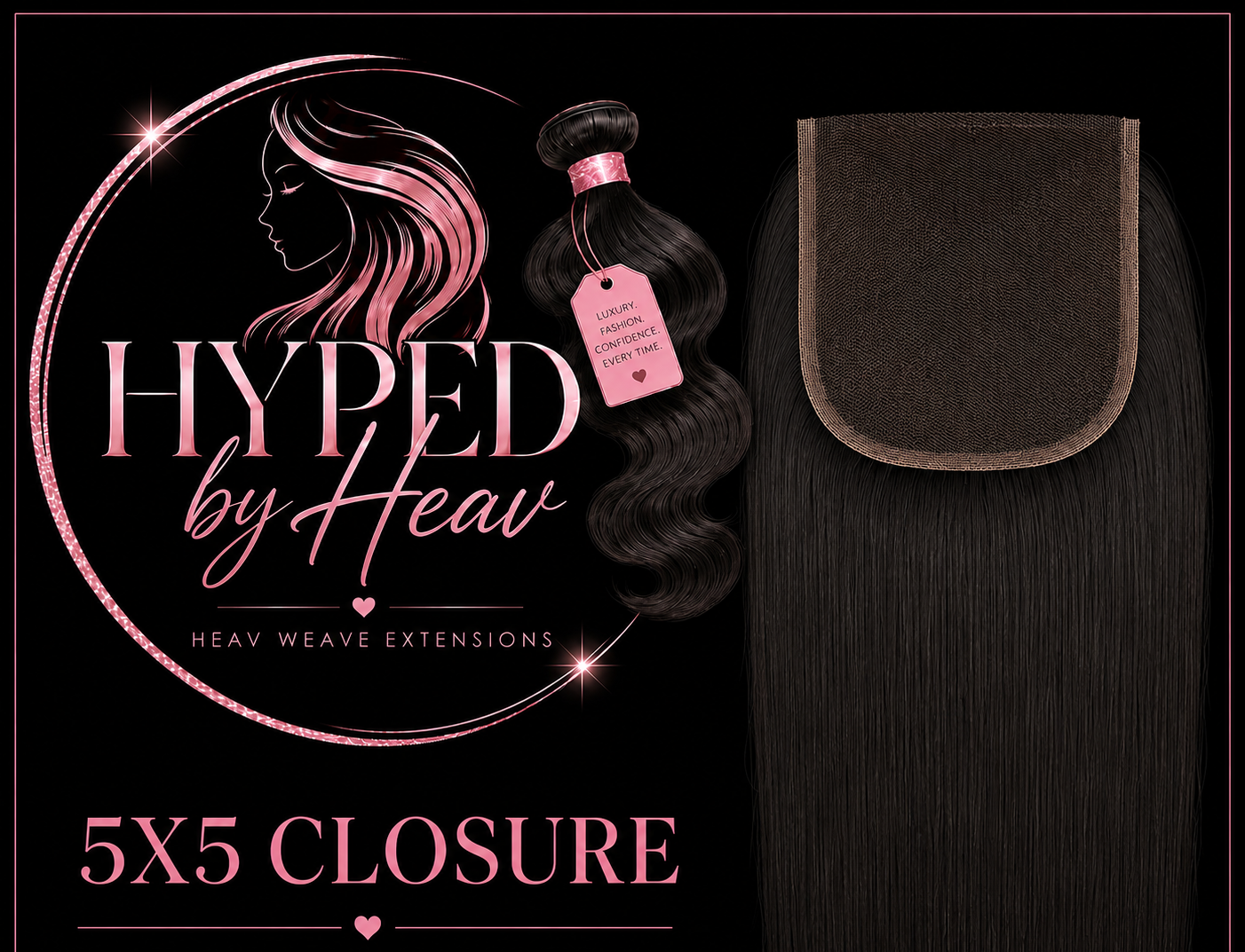 5x5 Closure (Natural Color Texture Collection ) ( 14-24 inch)(2 Options)(8 Textures)(T|HD)